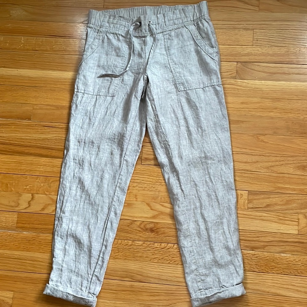 ATHLETA Linen Ankle Pants: STYLE: 591449 T6 C4